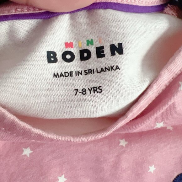 Mini Boden Halloween Trick Or Treat Pumpkin Cat & WitchDog Tunic Appliqué 7Y- 8Y - Picture 5 of 5